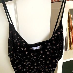 Urban outfitters sparkly cropped tank